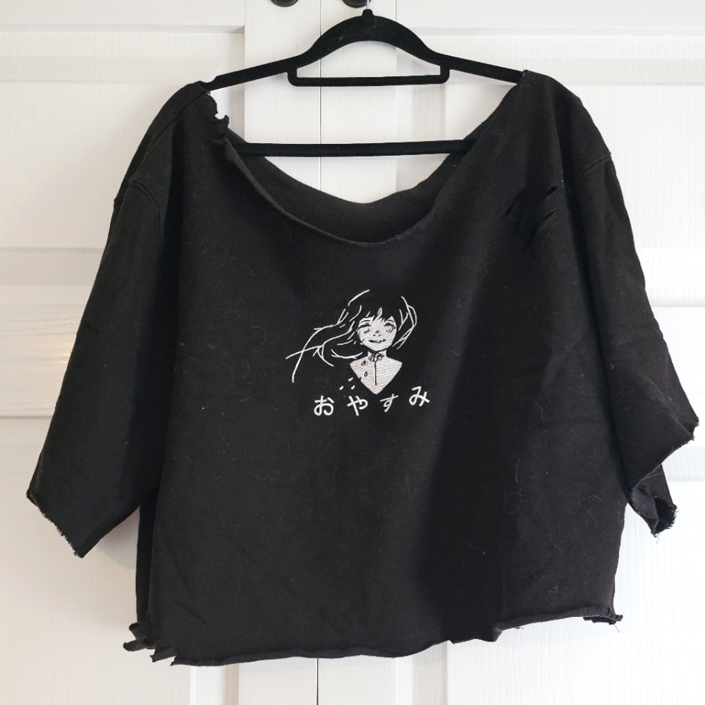 Japanese Character DIY'd Sweatshirt